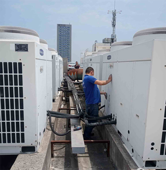 新津中央空调制热和不制冷系统维修方法